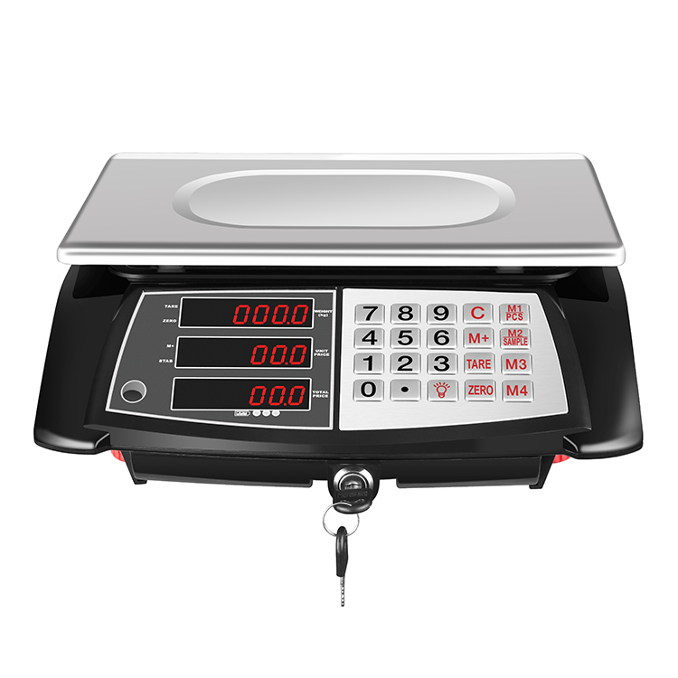 RJ-2030YQ 30Kg Double Display Pricing Computing Electronic Weighing Scale With Cash Box